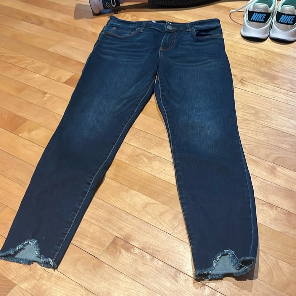 kut from the kloth size 6 high rise skinny jeans